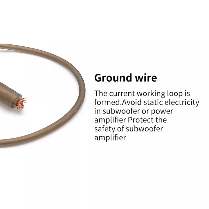 10GA Kit Kabel Speaker Audio Mobil Amplifier Player 10ga Kabel Daya 60 Amp Dudukan Sekering Paket Kabel Audio Mobil Full Set / Instalasi Sound System Mobil - Car Audio Speaker Subwoofer Instalasi Paket Kabel