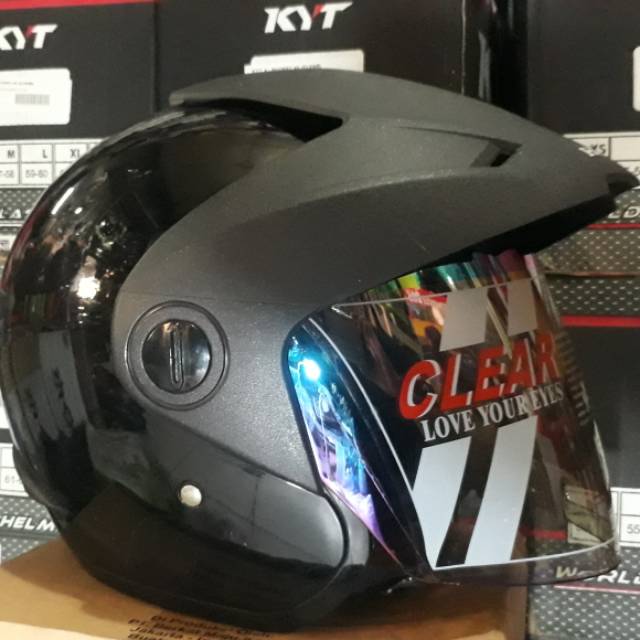 Kaca helm honda trx 3 pelangi