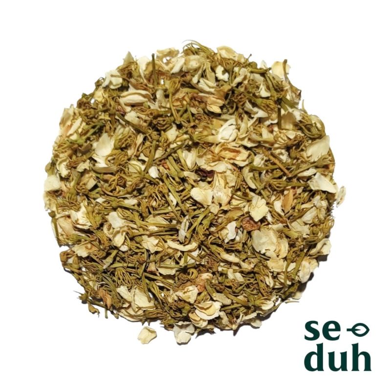 

(GRADE B) Jasmine Flower Tea Flakes Tisane / Teh Bunga Melati Serpih 50 gram