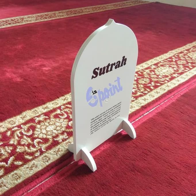 

Ready Siapkirim # Sutrah Pembatas Sholat - Krem
