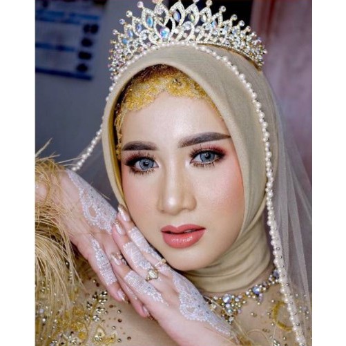 Kerudung Pengantin Mutiara / Slayer Pengantin / Veil Wedding / Slayer Wedding-4