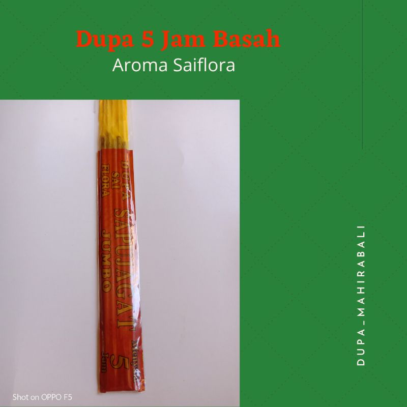 HIO DUPA WANGI SAIFLORA/ DUPA BALI AROMATERAPI/DUPA 5 JAM