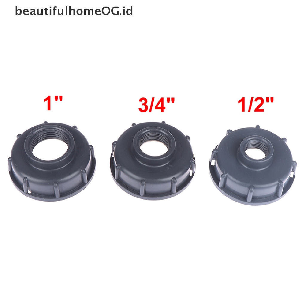 Adapter Konektor Tangki IBC S60X6 Ke 1 / 2 &quot;3 / 4&quot; 1 &quot;