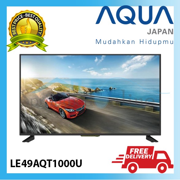 TV LED UHD by Aqua - LE49AQT1000U - Garansi Resmi