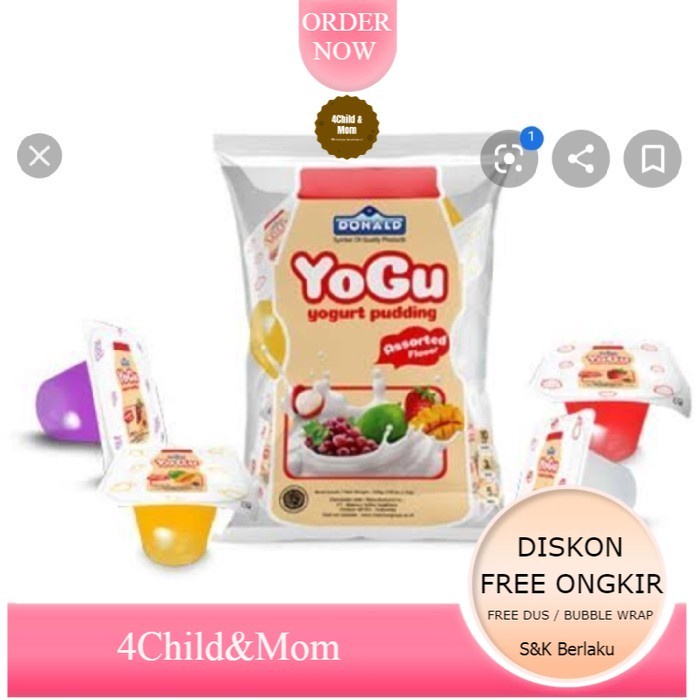 

Yogu Yogurt Puding Snack Cemilan Makanan Ringan 300 gram