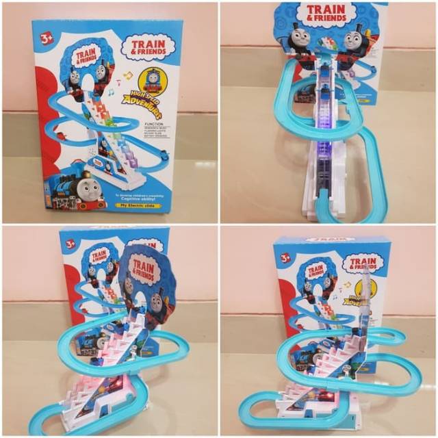 Mainan Kereta Tangga Thomas - Mainan Track Kereta Thomas - Mainan Edukasi Anak