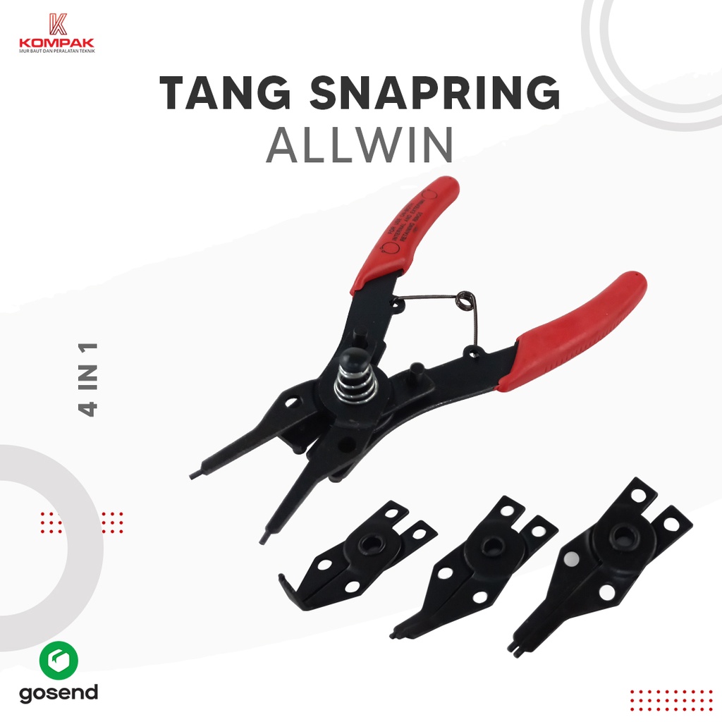 ALLWIN Tang Snap Ring Set 4 in 1 - Tang Spi