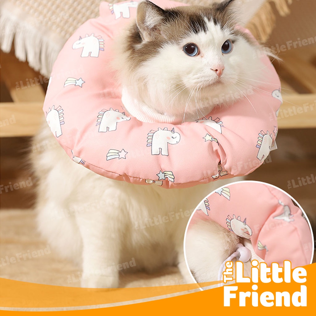 Bantalan Penutup Pelindung Kepala Anjing Kucing Ring Pet Collar Cone