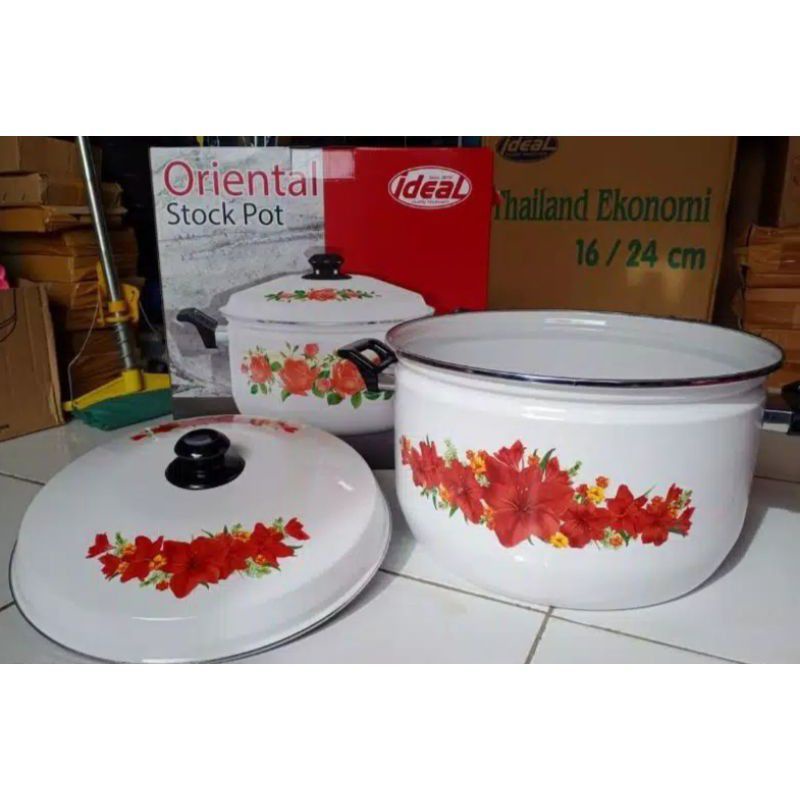 Panci Enamel Panci Oriental Stock pot