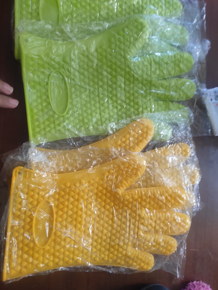 Sarung Tangan Silikon Silicone Gloves Tebel Tahan Panas Oven Baking