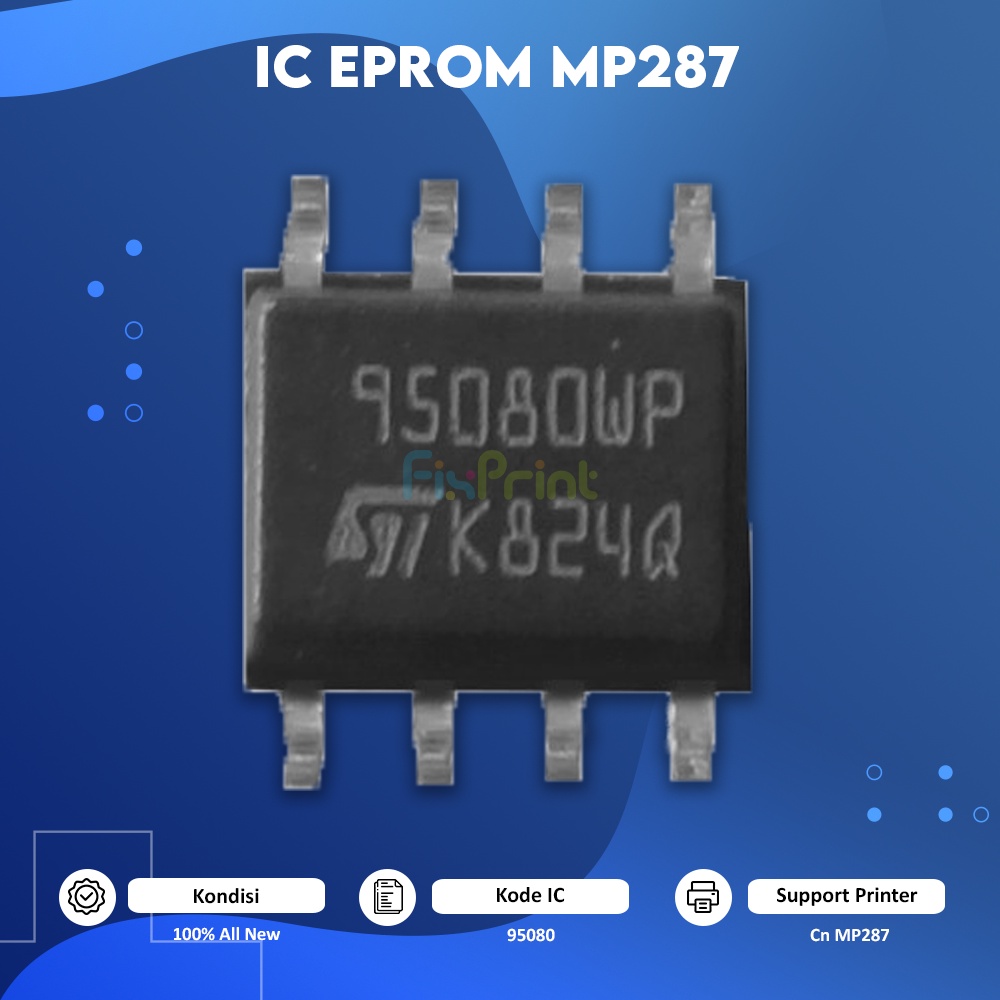 IC Eprom MotherBoard MP287 Canon, IC Reset Canon MP287, IC Counter MP 287, IC 95080