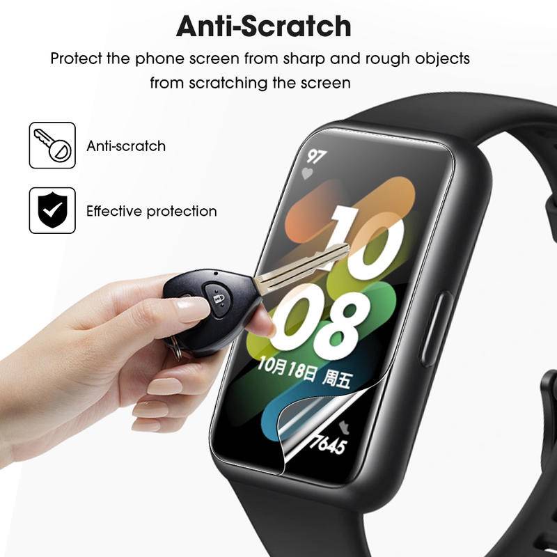 Film Hydrogel Pelindung Layar Smartwatch Huawei Watch Fit 2 Honor Band 6 4 3 Pro Tahan Air