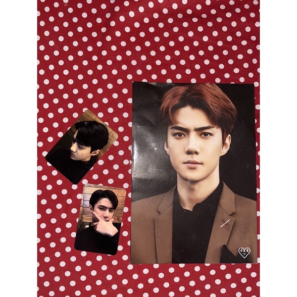 Photocard & Postcard Sehun set welcome kit