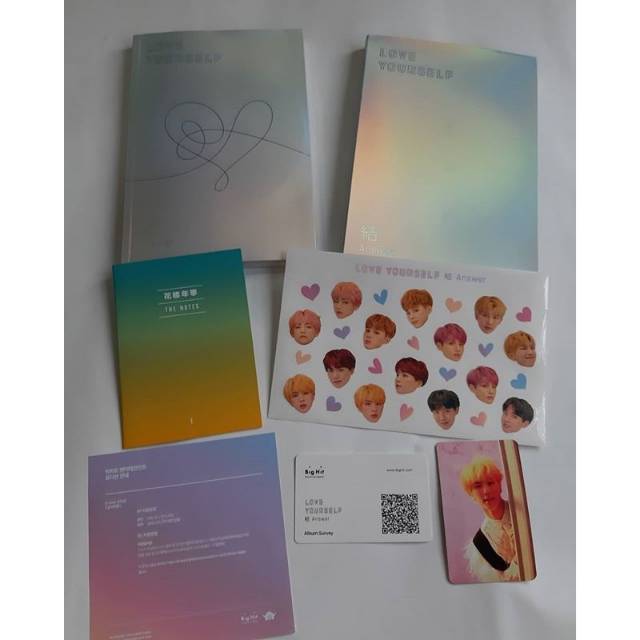 Unsealed BTS album Love yourself Answer ver E PC Jin