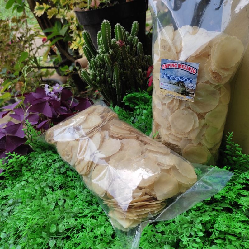 

EMPING melinjo super tipis // full kering // 500gr