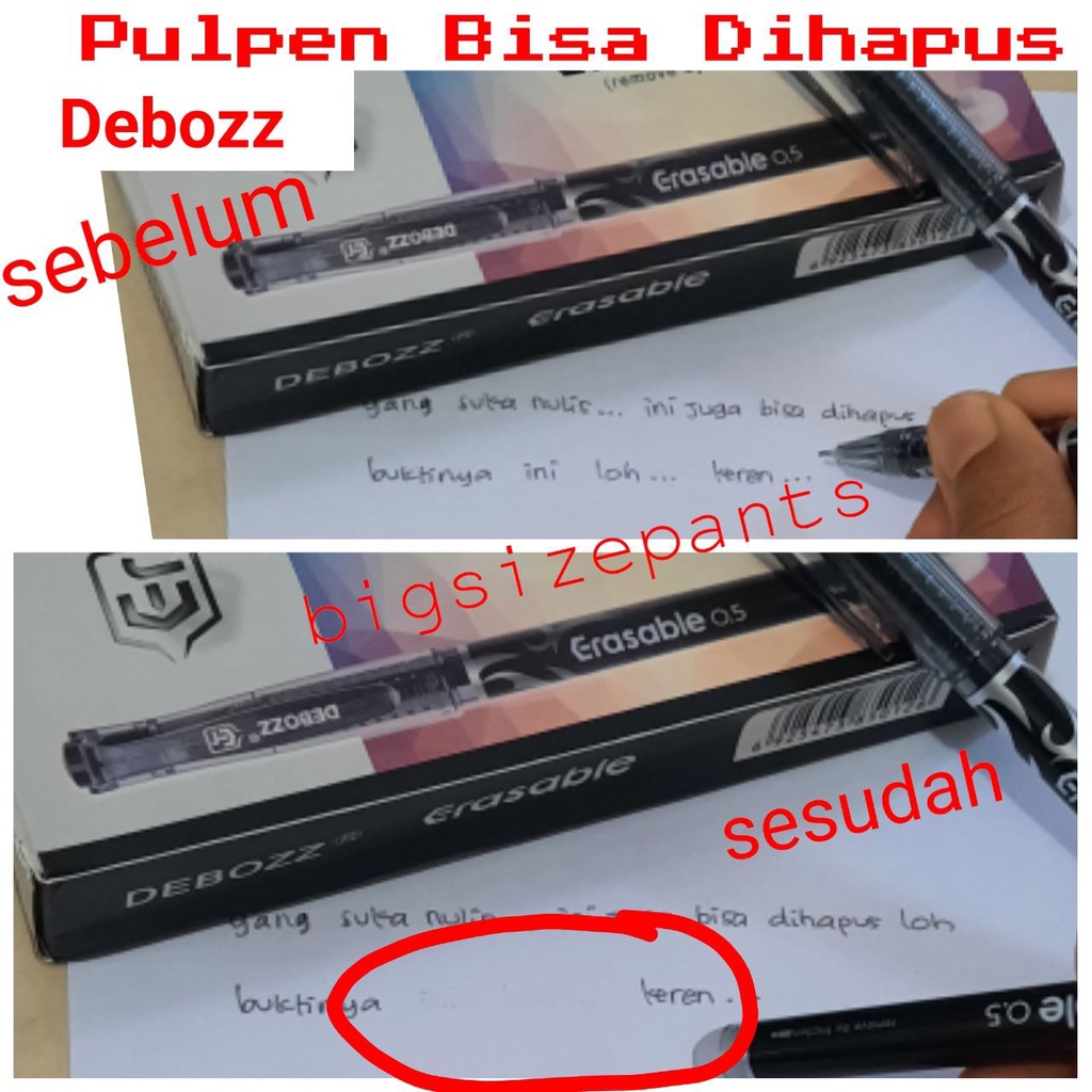

PULPEN GEL BISA DIHAPUS / BULPEN ERASABLE JOYKO GP - 279/PEN INK, JOYKO GP 322 , BAZIC 0,5MM, BAZIC 0,7MM