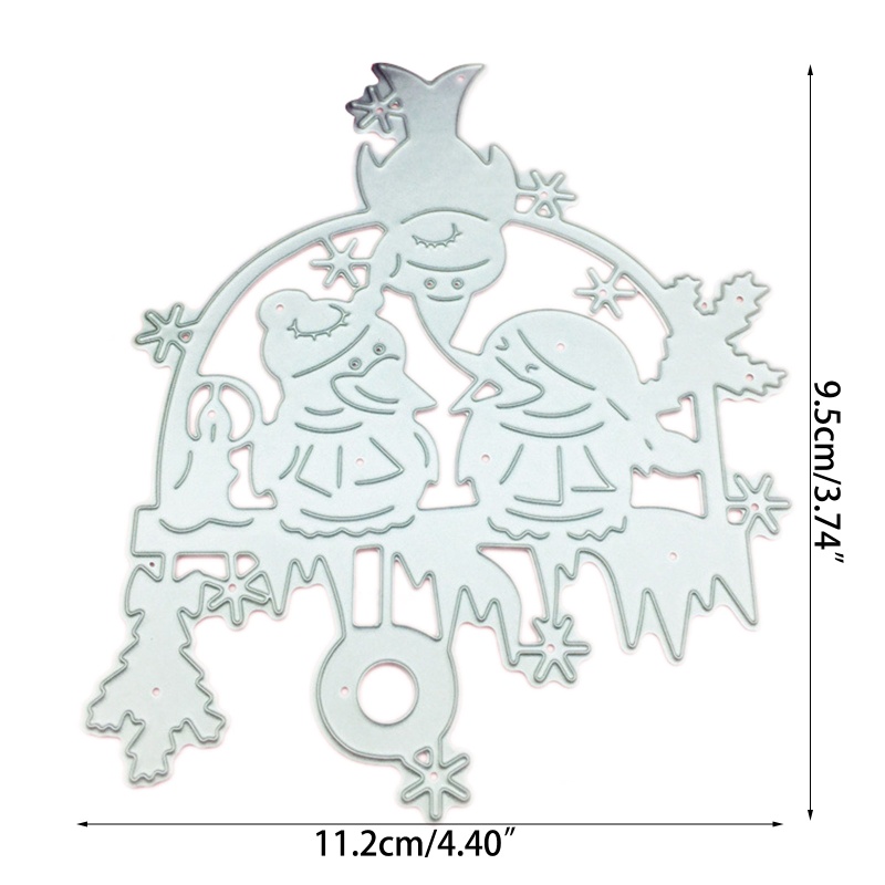 Cetakan Stensil Cutting Dies Motif Burung Natal Bahan Metal Untuk Scrapbook / Craft DIY / Kartu