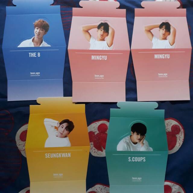 Standee seventeen teen age mingyu,the 8,s.coups.seungkwan