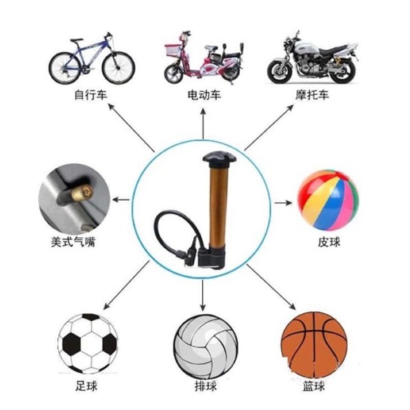 POMPA BAN Portable Hidrolis / Angin Untuk Sepeda Dan Motor-SOSOYO