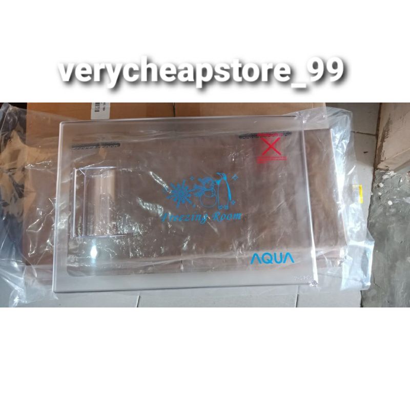 TUTUP PINTU FREZEER KULKAS SANYO SR D181 DAN AQUA JAPAN AQR D187 AQR D217/  AQR 191 ORIGINAL
