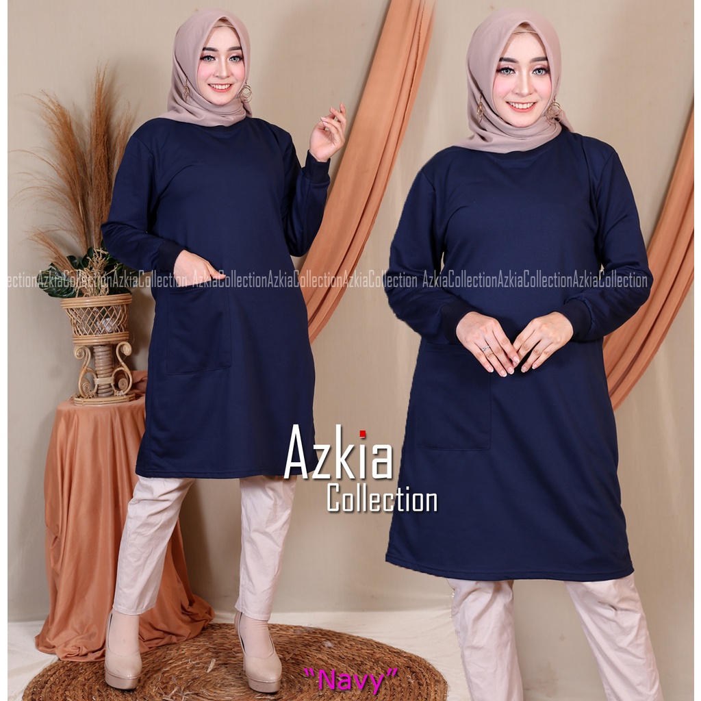 Tunik wanita kaos babyterry