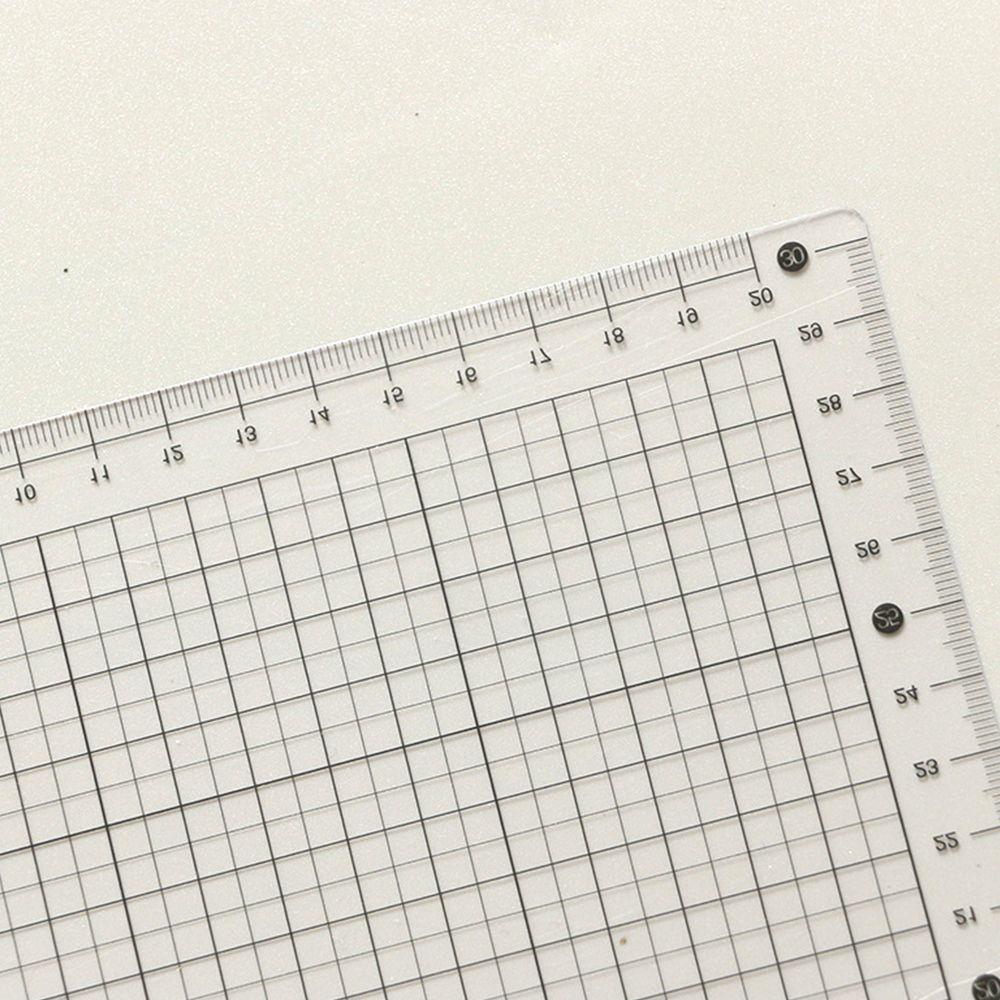 ELEGANT Flat Cutting Mats Waterproof Writing Pad Ruler Board Drafting School Transparent Grid Stationery Reuseable Drawing Clipboard