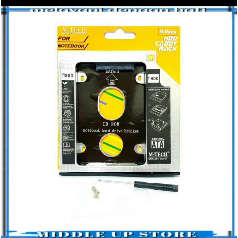 Casing HDD Caddy 9.5 mm / Casing HDD Caddy 9.5 mm