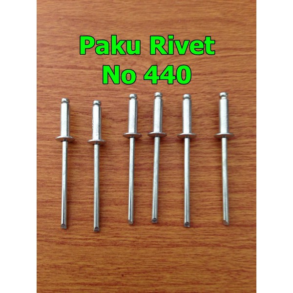 Paku Rivet 3,2x11mm Nomor 440 isi 10 pcs 3.2x11 mm