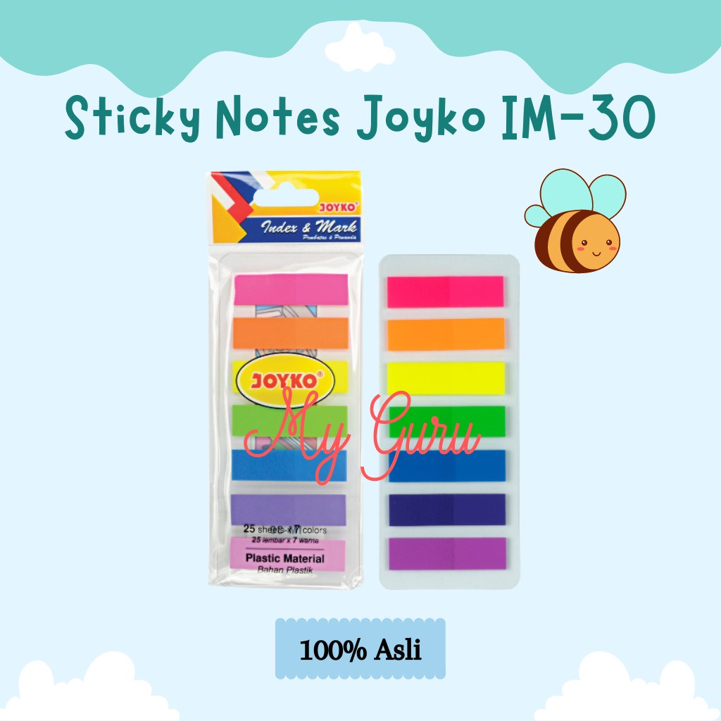 

[SET] INDEX & MARK / PENANDA / PEMBATAS MEMO / STICKY NOTES JOYKO IM-30 (PLASTIK)