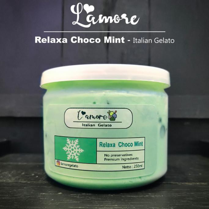 

Relaxa Choco Mint Gelato By Lamore - 250 Ml Ready Stok