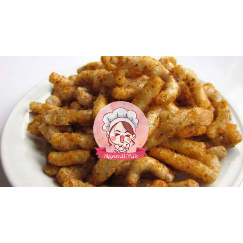 

Kerupuk Gurilem Asin Pedas