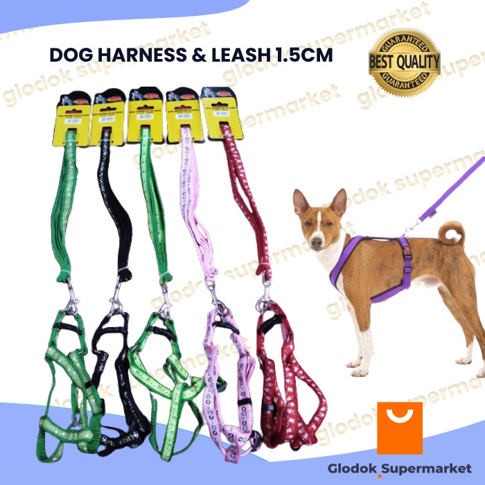 Tali Tuntun Anjing Kucing Rantai Hewan Harness Leash 1.2 meter
