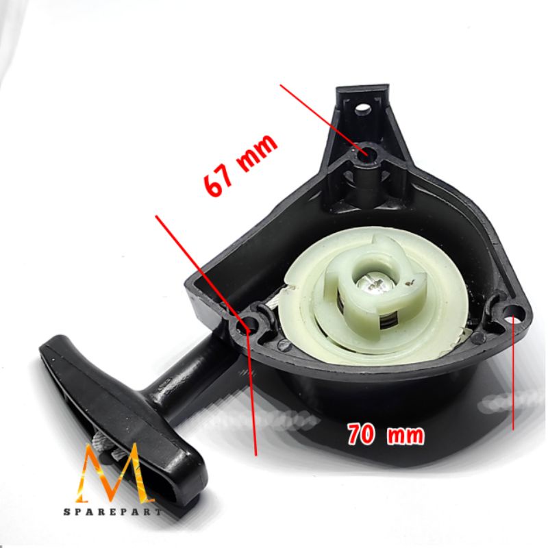 Tu 26 recoil starter engkol mesin semprot hama tu26 Tnk 777 3 lubang