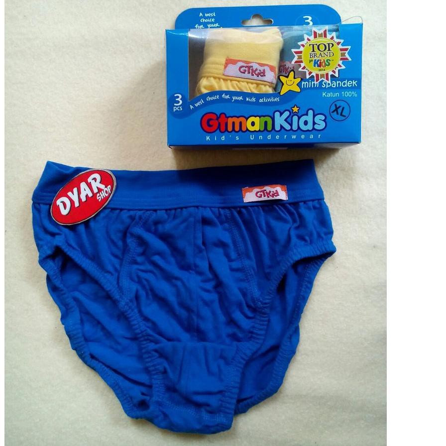 O 621 isi 3 GT  MAN  KIDS BIRU Celana  dalam  gt  man  