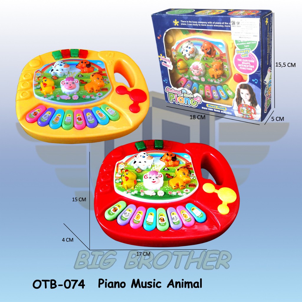 PROMO OTB074 BRO1262 OTB195 Piano Organ Alat Musik Mainan Anak Edukasi Elektronik Permainan Montessori