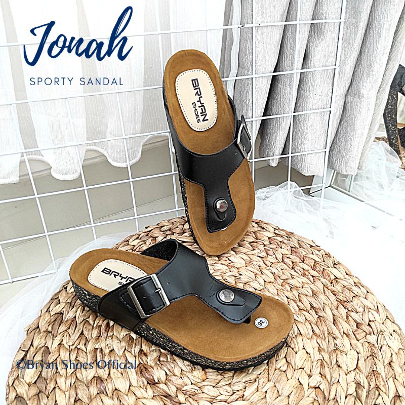 Bryan Jonah Sandal Puyuh Couple Sintetis Dove Unisex Pria Wanita Jumbo Bigsize Oversize 36-40 41 42 43