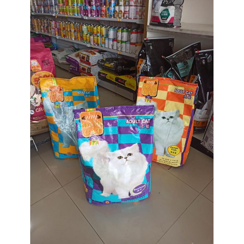 my DearCat seafood 8kg makanan kucing adult my dear cat catfood (gojek dan grab)