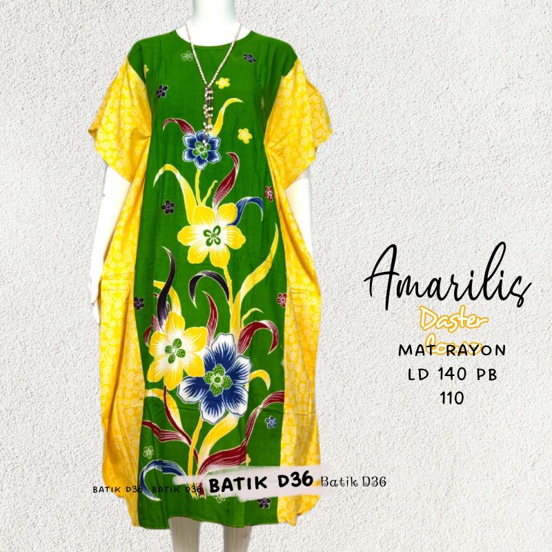 Daster Amarilis kelelawar baju tidur rumah jumbo remaja batik wanita homeydress