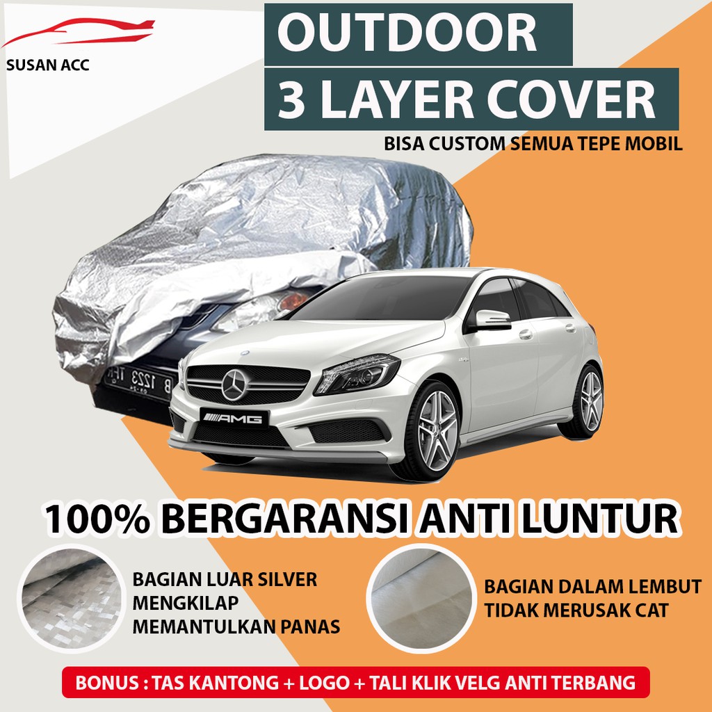 OUTDOOR PREMIUM Body Cover Mobil Mercy / Mantel Mobil Mercy / Sarung Mobil Mercy waterproof / mantol