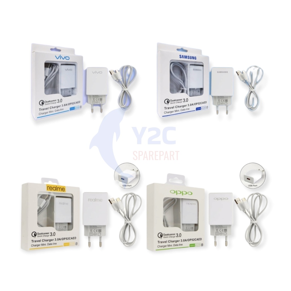 CHARGER OPPO MICRO OP52 QUICK CHARGE VOOC ORIGINAL OEM / CASAN CAS