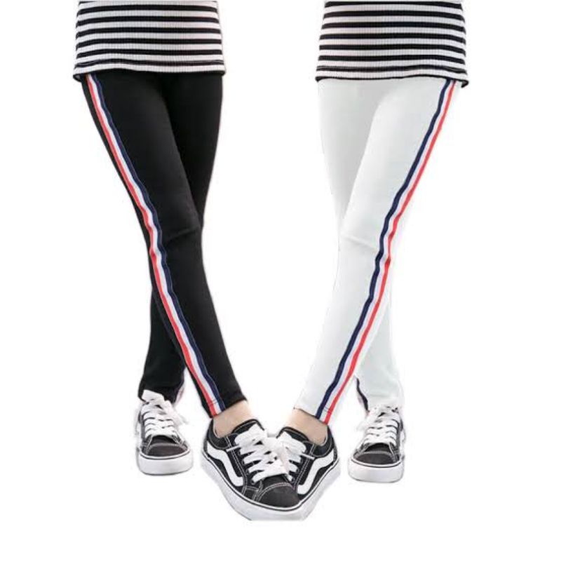 Legging List Anak Perempuan Tanggung High Spandex Premium