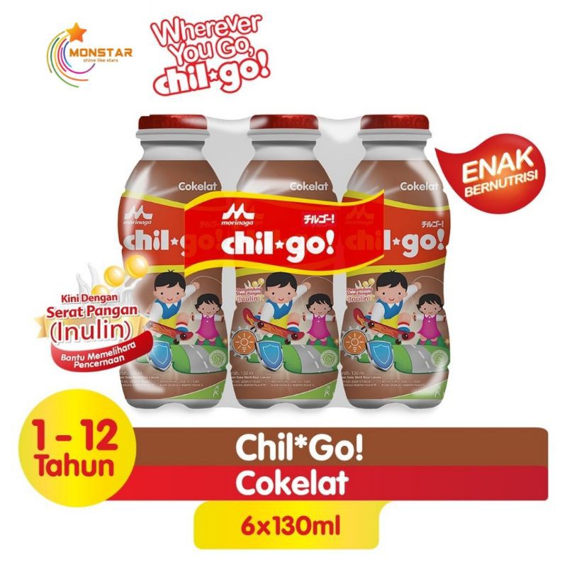 

MONSTAR - MORINAGA CHILGO UHT LIQUID 1 KARTON CHIL GO CAIR LIQUID BOTOL