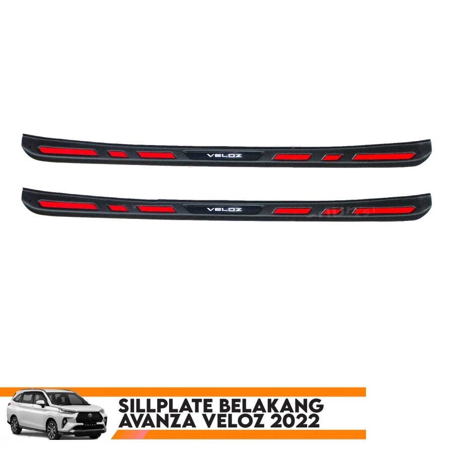 Sillplate Belakang All New Veloz 2022 Lis Merah