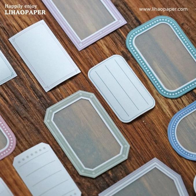 

(BISA COD) Lihao Paper Double-layered Label Paper & Matte PET Tape TERBATAS Kode 493