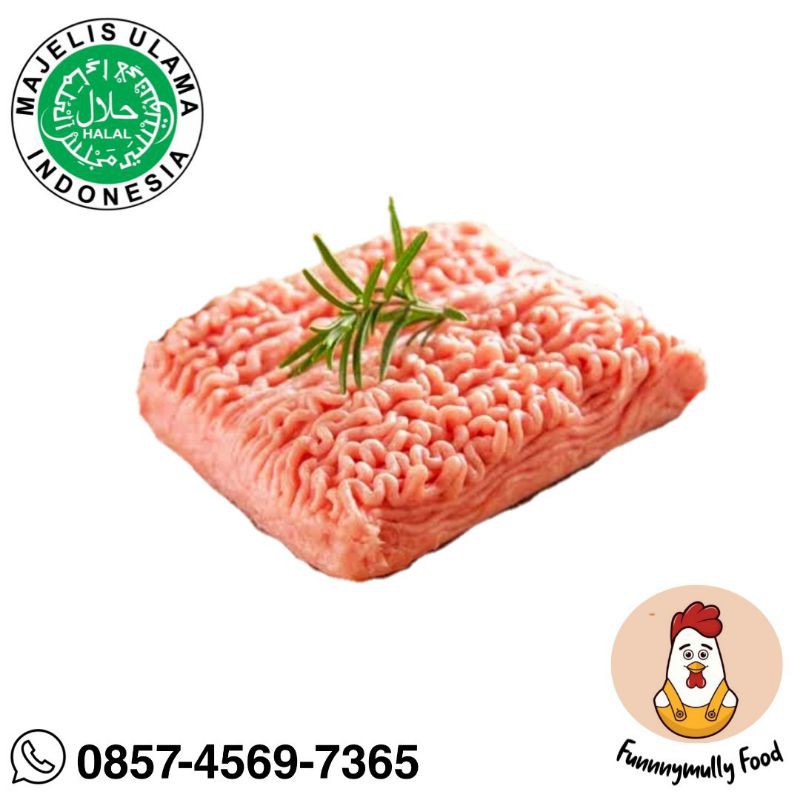 

Dada fillet di giling tanpa kulit