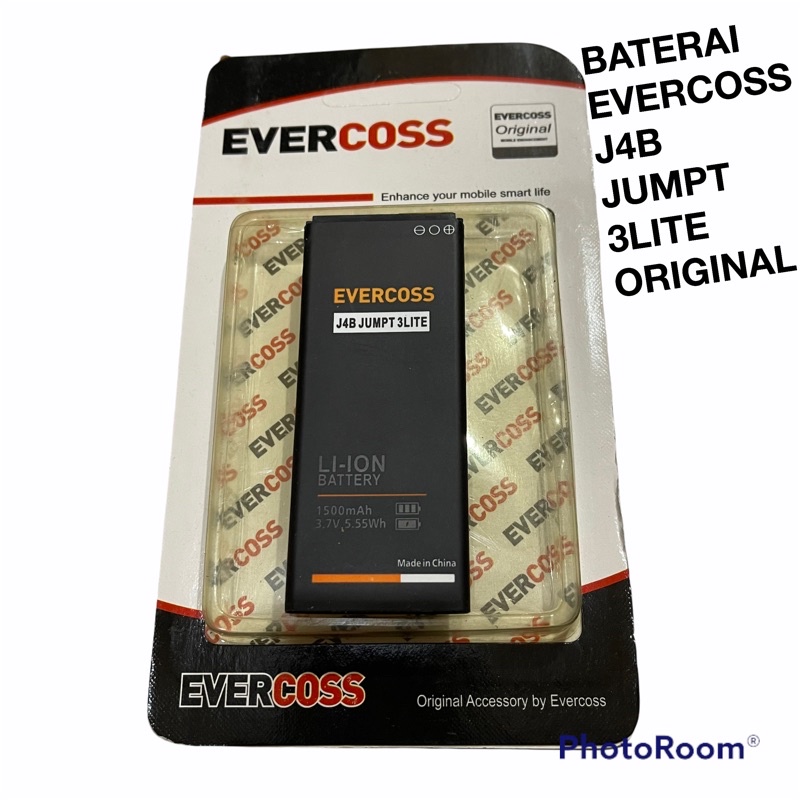 BATERAI EVERCOSS J4B JUMPT 3LITE ORIGINAL DOUBLE IC