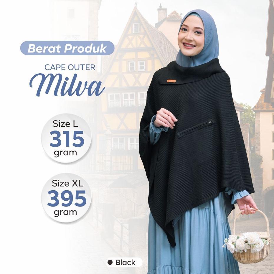 [AW1163] Cape Outer Jilbab Premium Hijab Premium Kerudung Premium Outer Jilbab Outer Hijab Cape-Oute