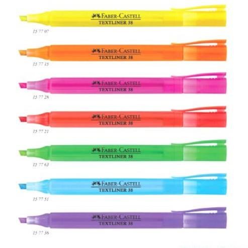 Spidol Warna Warni Alat Tulis Faber-Castell Textliner 38 Transparent Termurah Terlaris By Bali Artemedia