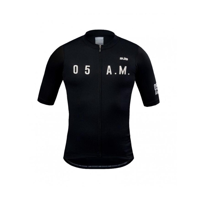 SUB Jersey 05AM BLACK SHORT Sleeves Hitam sepeda sub jersey