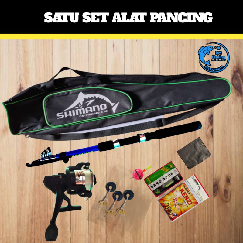 SATU SET ALAT PANCING JORAN REL DAN TAS